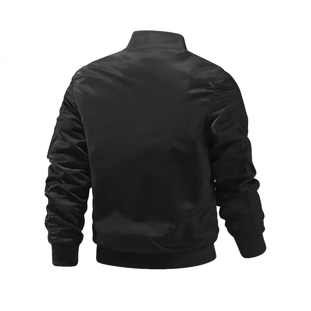 Men's Collared Flight Jacket