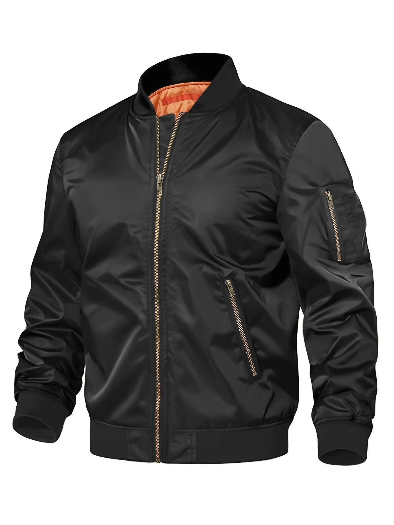 Men's Collared Flight Jacket