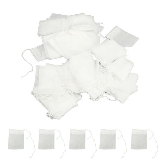 500 PCS - Non Woven Fabric, Loose Leaf Tea, Filter Bags with Drawstring