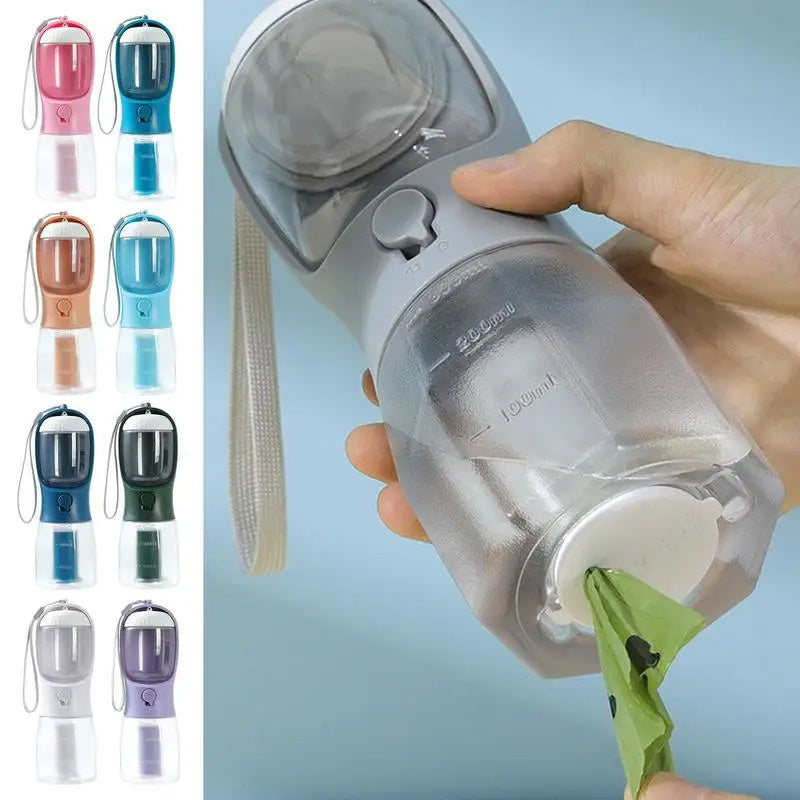 Three-in-one Portable Multi-functional Pet Cups