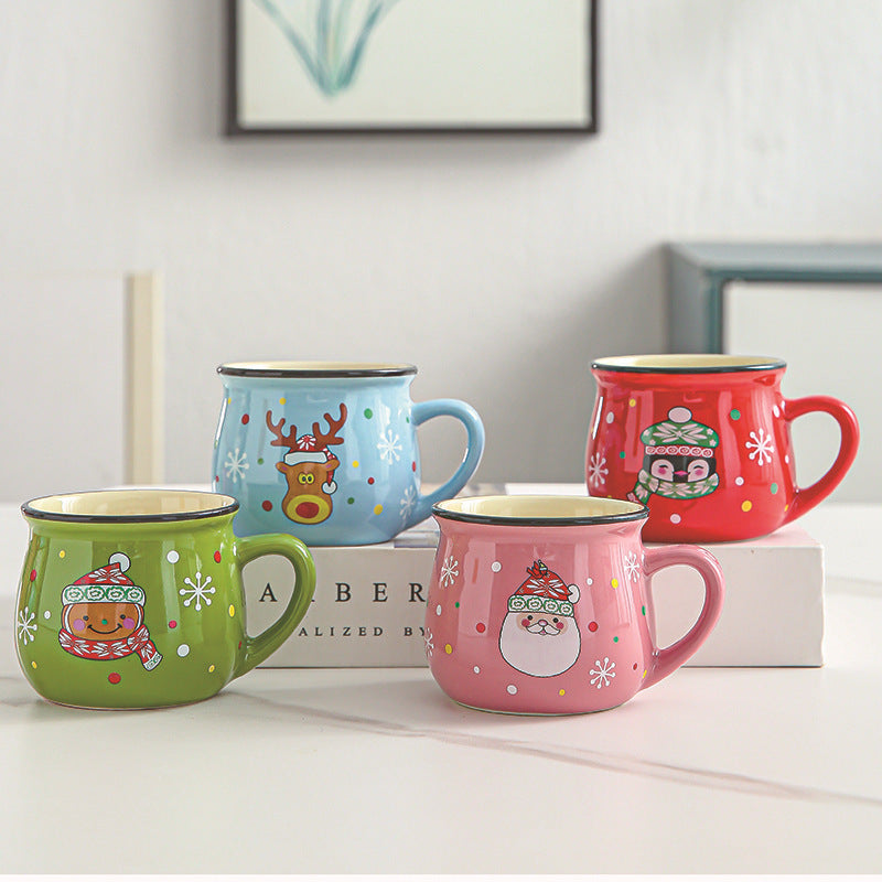 Children's Cartoon Christmas Cups