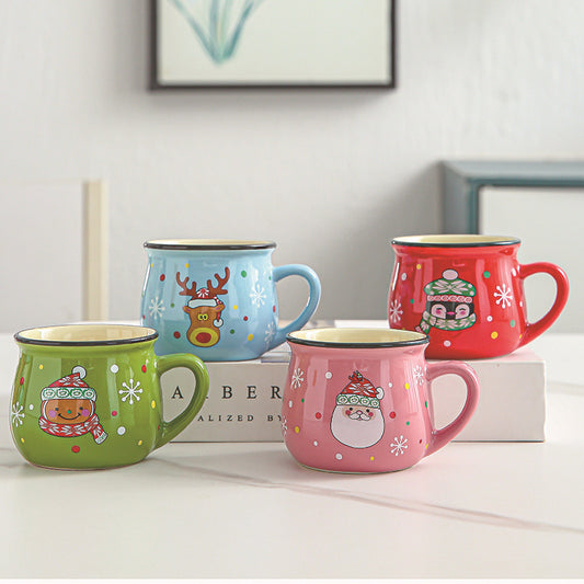 Children's Cartoon Christmas Cups