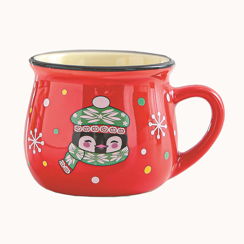 Children's Cartoon Christmas Cups