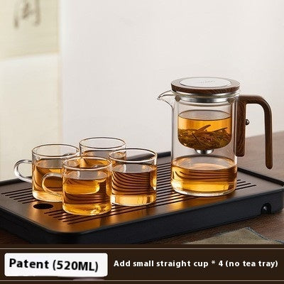 Elegant Glass Liner Teapot -Tea & Water Separation, Tea Set