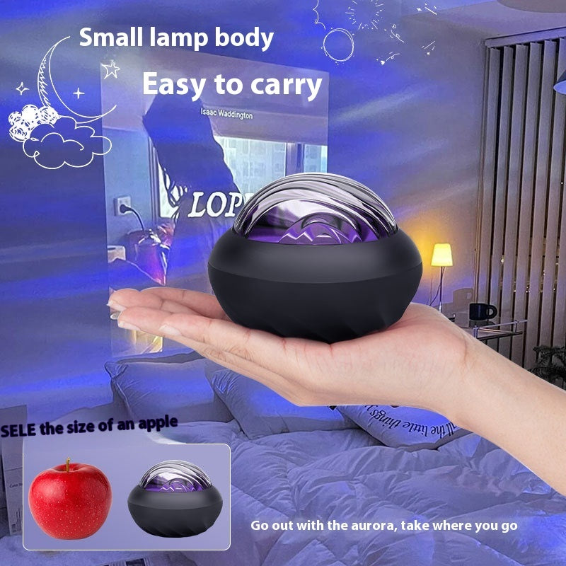 Projection Lamp - Little Flying Saucer, Starry Sky Northern Lights